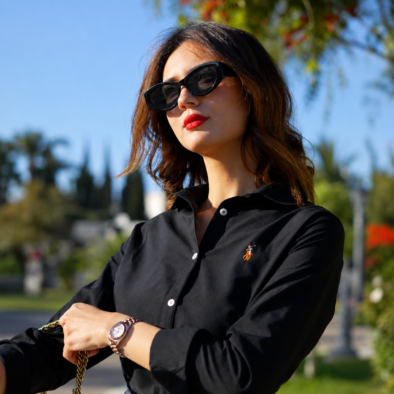 Chemise Oxford Classique Femme